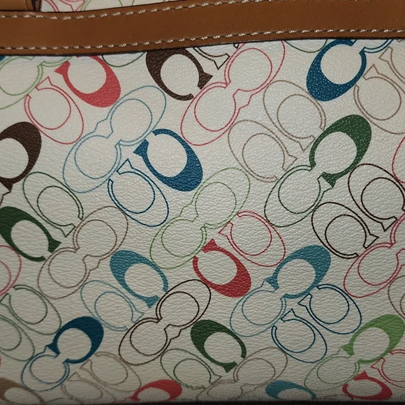 Coach Multi-colored leather bag - Picture 6 of 16